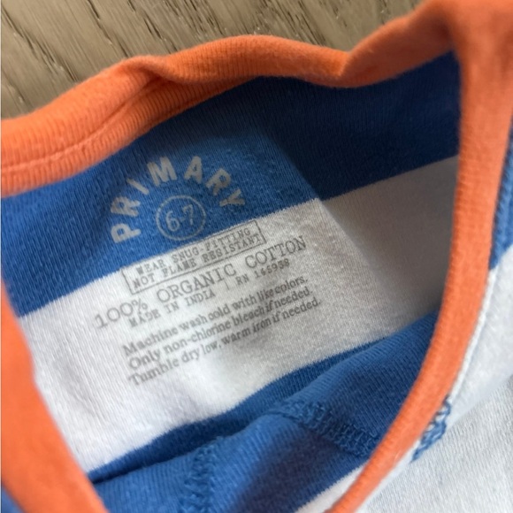 3 pairs of pajamas size 6/7 - primary, hatley - Picture 7 of 7